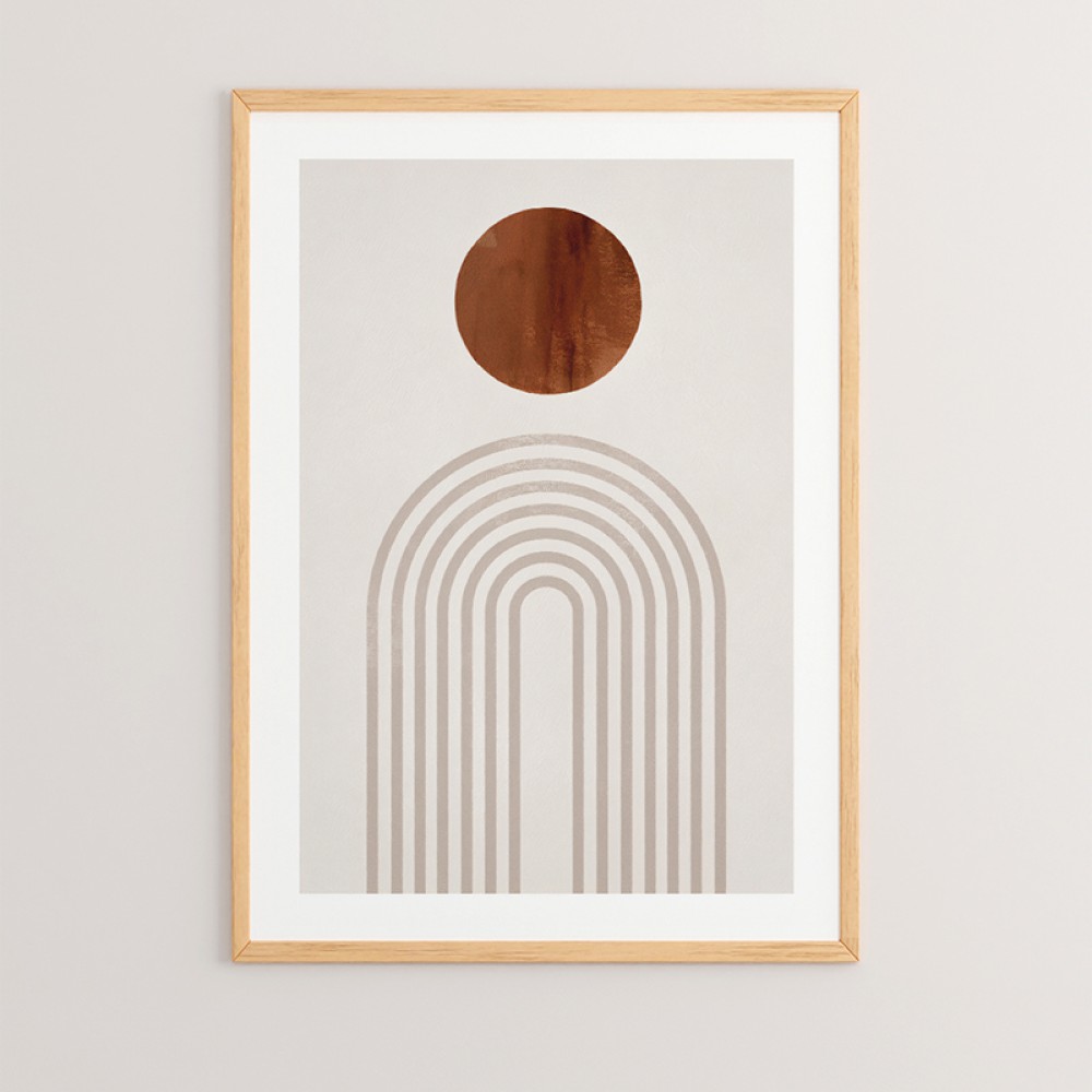 Πίνακας Linoua pakoworld με ψηφιακή εκτύπωση και πλαίσιο 33x1.5x48εκ