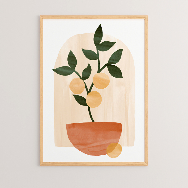 Πίνακας Otoben pakoworld με ψηφιακή εκτύπωση και πλαίσιο 33x1.5x48εκ