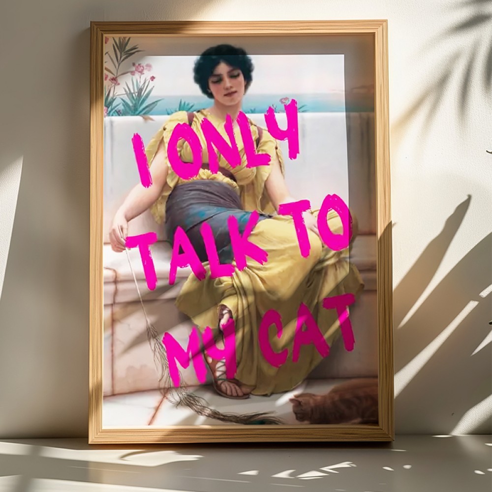 Πίνακας Catem pakoworld με ψηφιακή εκτύπωση και πλαίσιο 33x1.5x48εκ