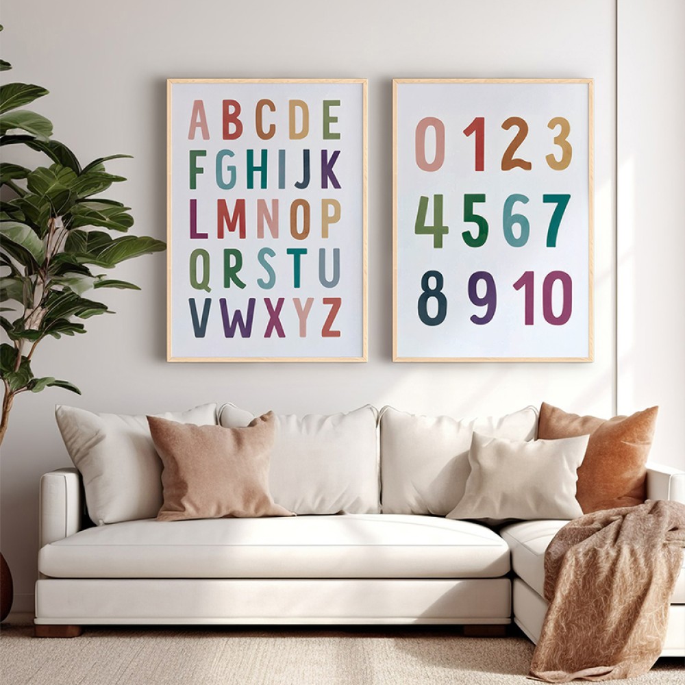 Πίνακας Yuema pakoworld δίπτυχος με ψηφιακή εκτύπωση και πλαίσιο 33x1.5x48εκ