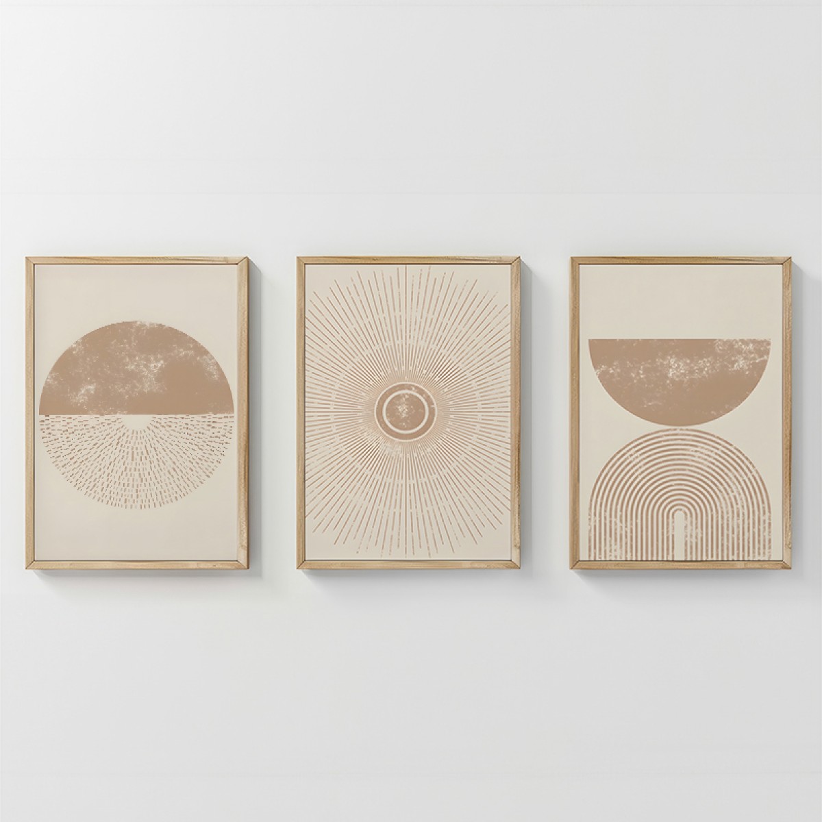 Πίνακας Varenzy pakoworld τρίπτυχος με ψηφιακή εκτύπωση και πλαίσιο 33x1.5x48εκ