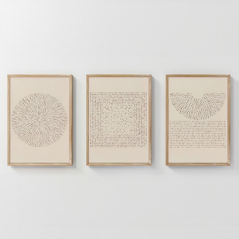 Πίνακας Fouldy pakoworld τρίπτυχος με ψηφιακή εκτύπωση και πλαίσιο 33x1.5x48εκ