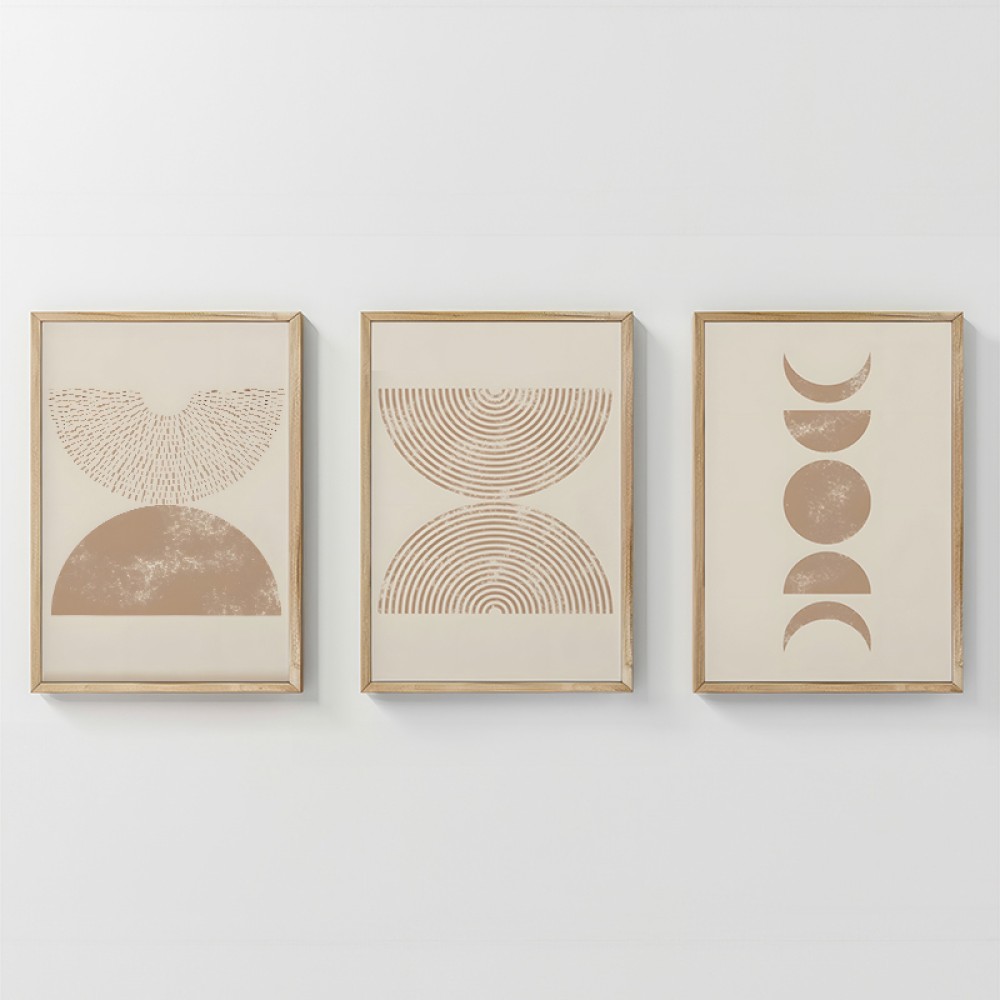 Πίνακας Klipen pakoworld τρίπτυχος με ψηφιακή εκτύπωση και πλαίσιο 33x1.5x48εκ