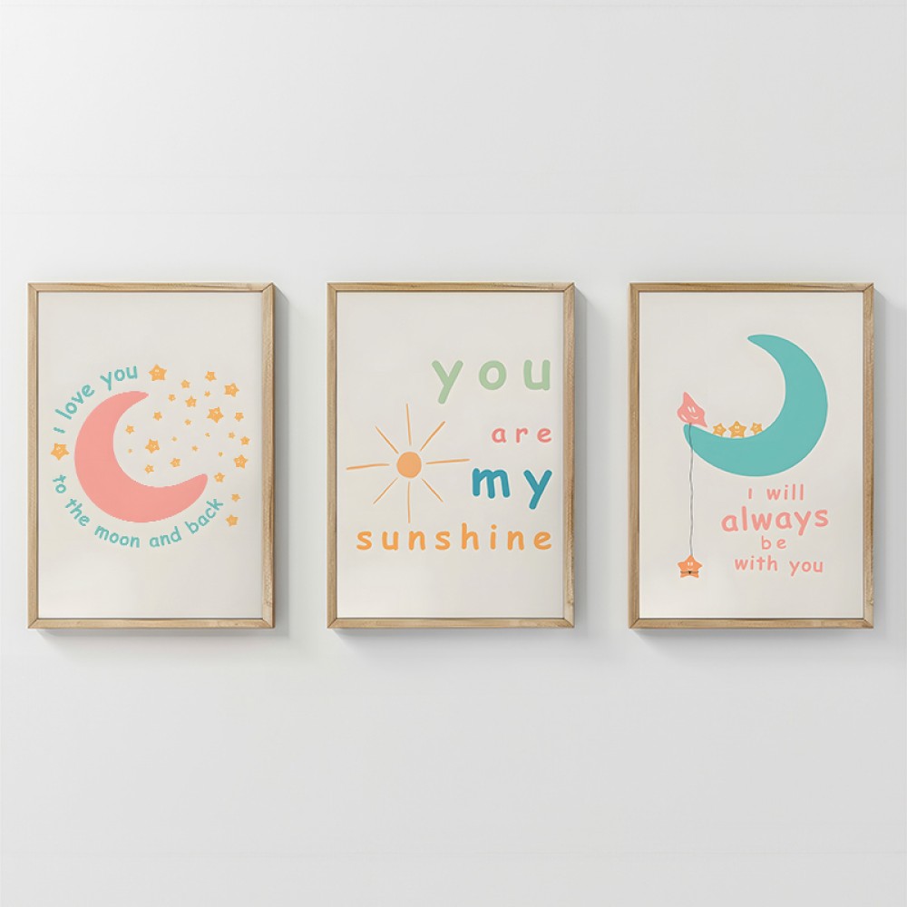 Πίνακας Pepy pakoworld τρίπτυχος με ψηφιακή εκτύπωση και πλαίσιο 33x1.5x48εκ