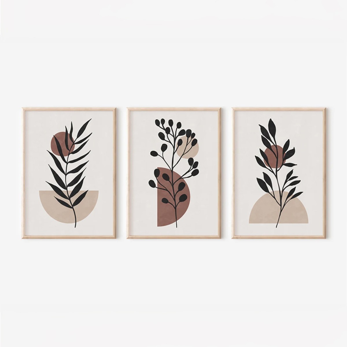 Πίνακας Stenfy pakoworld τρίπτυχος με ψηφιακή εκτύπωση και πλαίσιο 33x1.5x48εκ