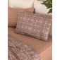 Σετ Σεντόνια Υπέρδιπλα Flannel Beauty 240x265 FB0229 Χωρίς Λάστιχο