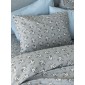 Σετ Σεντόνια Υπέρδιπλα Flannel Beauty 240x265 FB0230 Χωρίς Λάστιχο