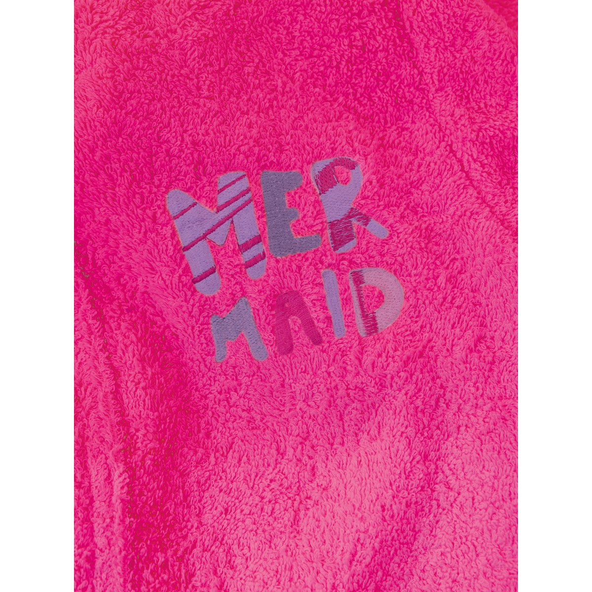Μπουρνούζι με Κουκούλα Kids Bath MERMAID FUCHSIA 12-14
