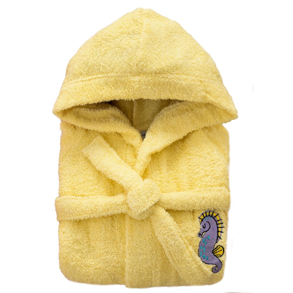Μπουρνούζι με Κουκούλα Kids Bath TAMI PEACH 4-6