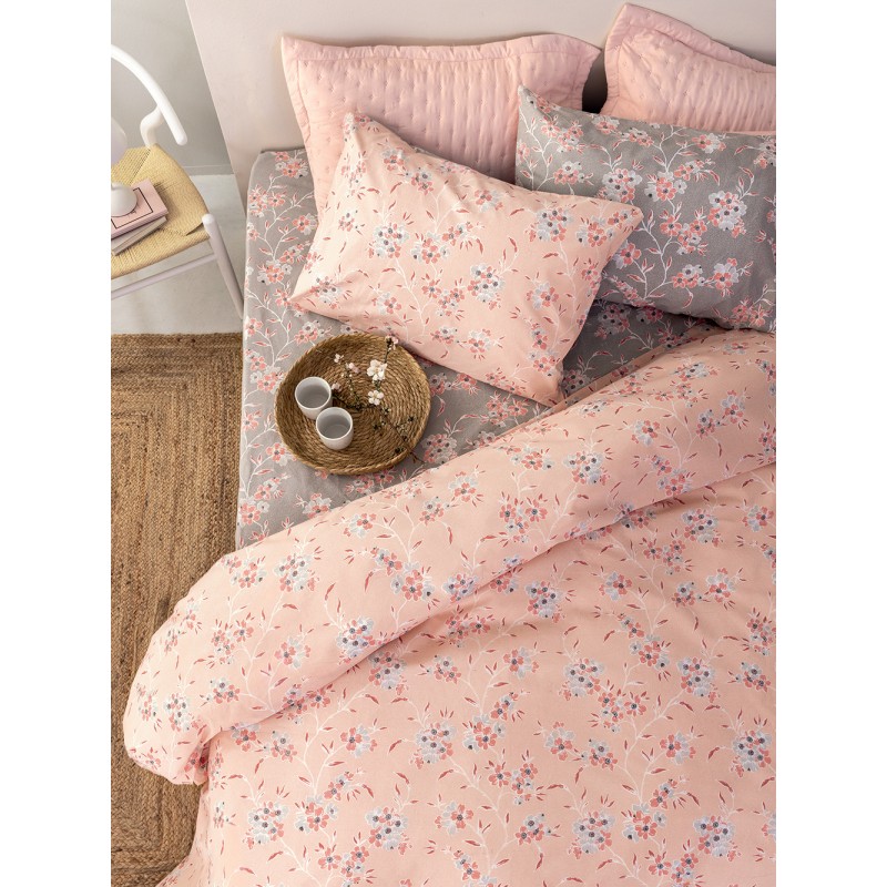 Σετ Μονά Σεντόνια Fashion Life 170x260 FL6261 Με Λάστιχο