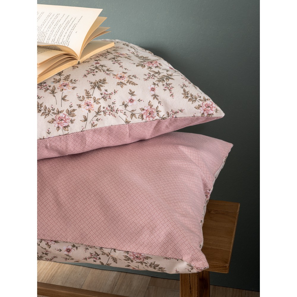 Σετ Μονά Σεντόνια Flannel Beauty 170x265 FB0234 Με Λάστιχο