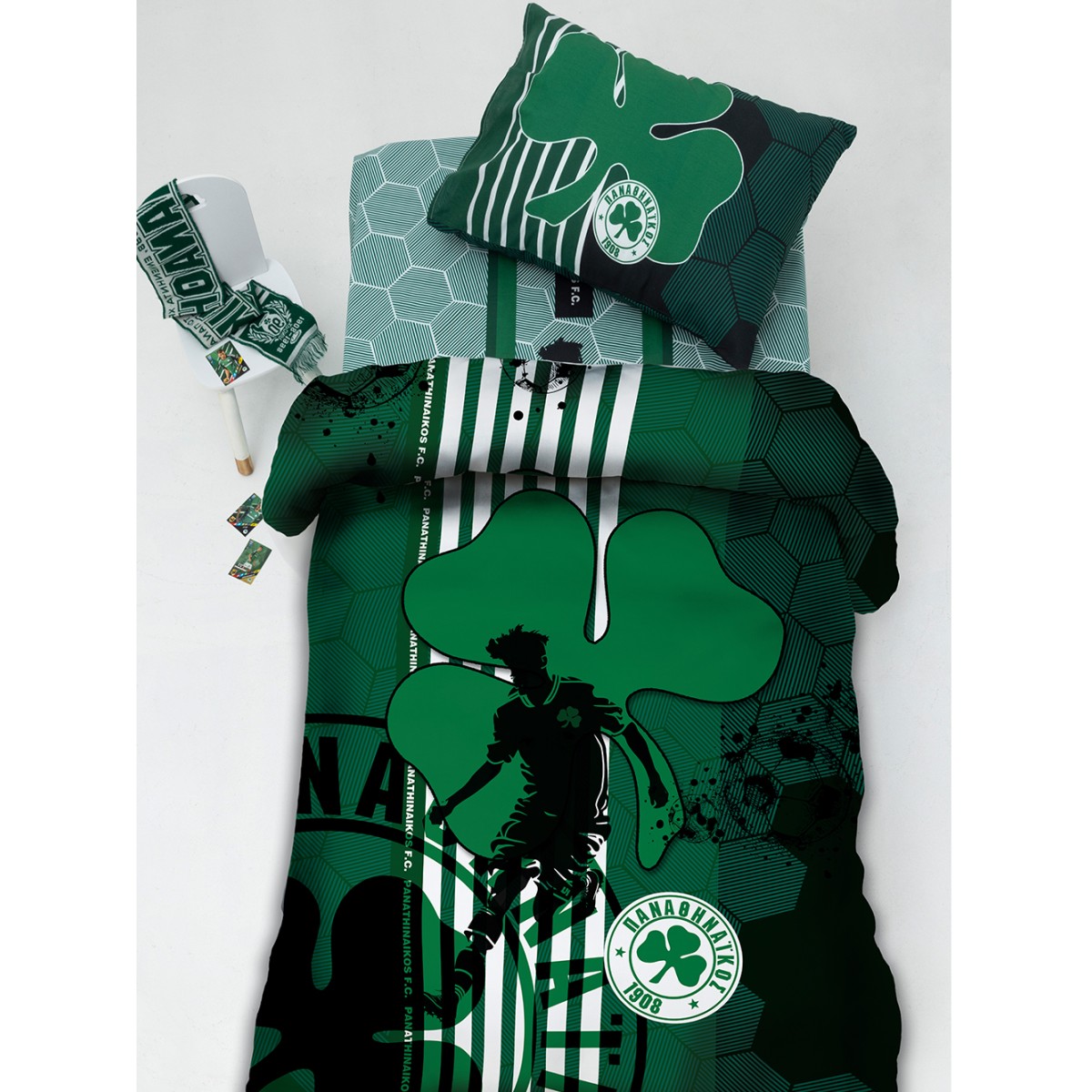 Σετ Παπλωματοθήκη Μονή Panathinaikos F.C. 170x250 FC11