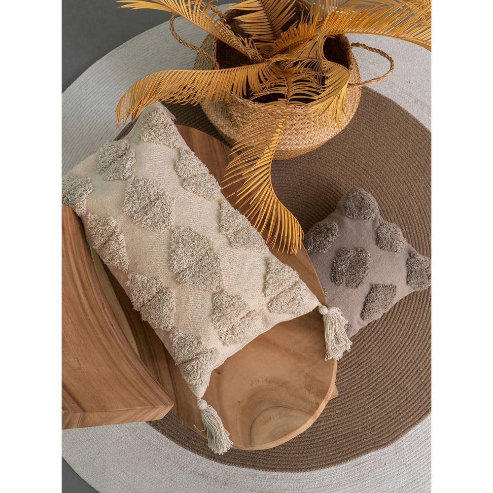 Διακοσμητική Μαξιλαροθήκη Home Décor 30x50 CONNOR MOKA