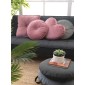 Διακοσμητικο Μαξιλαρι Velvet Feel Ø40cm VF803 BORDEAUX