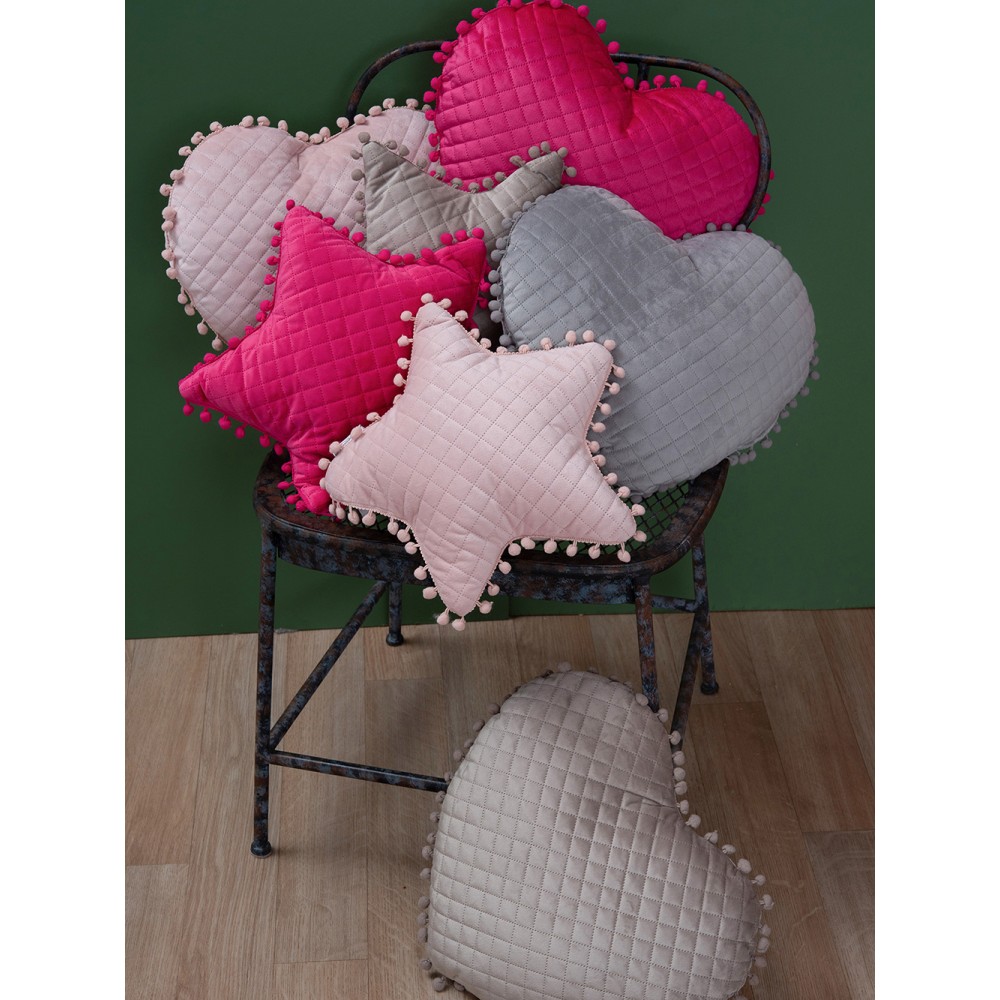 Διακοσμητικό Μαξιλαράκι Αστέρι 34x34 ELWIN ROSE