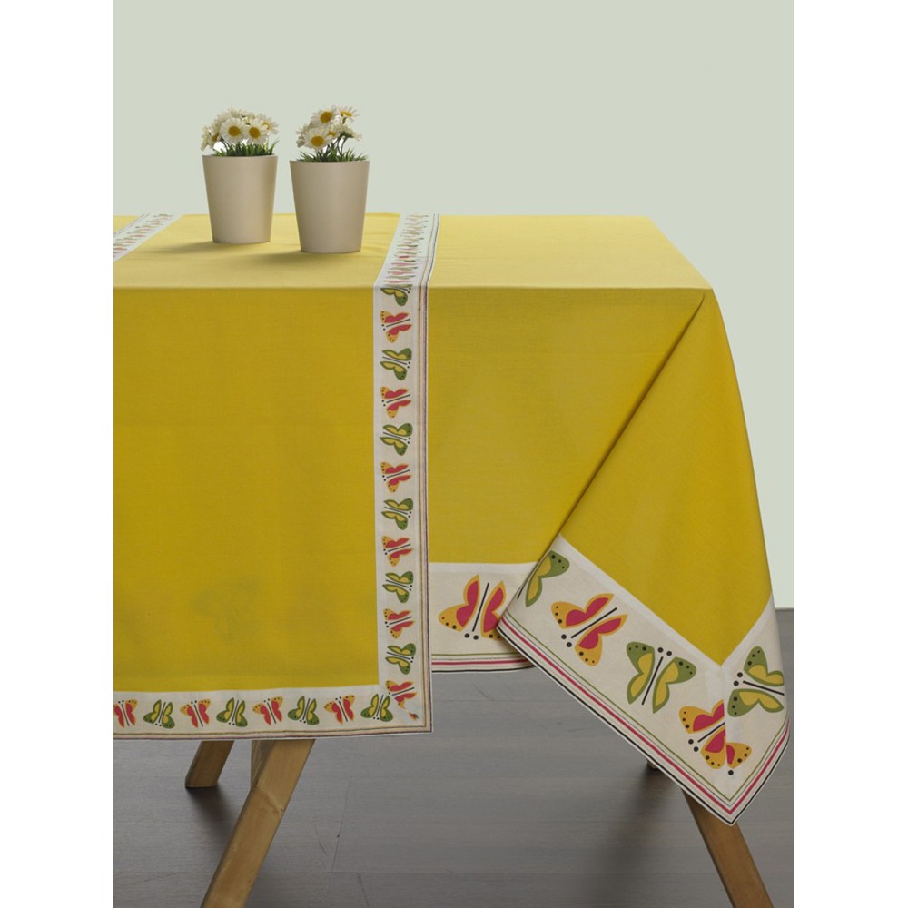 Σετ 4 Πετσέτες Φαγητού Festosi 45x50 AM6 YELLOW