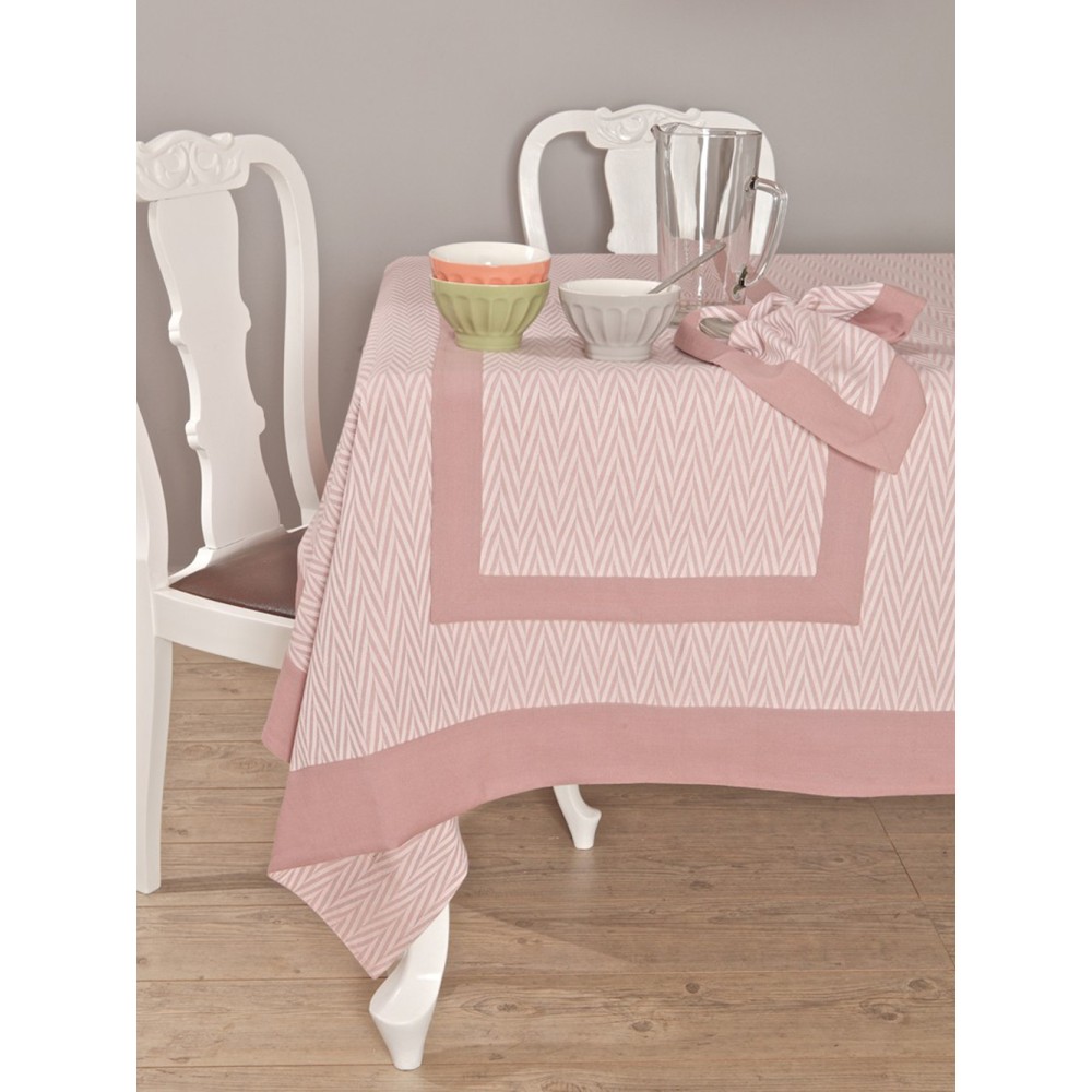 Σετ 4 Πετσέτες Φαγητού Festosi 45x50 KP-383 TERRACOTTA