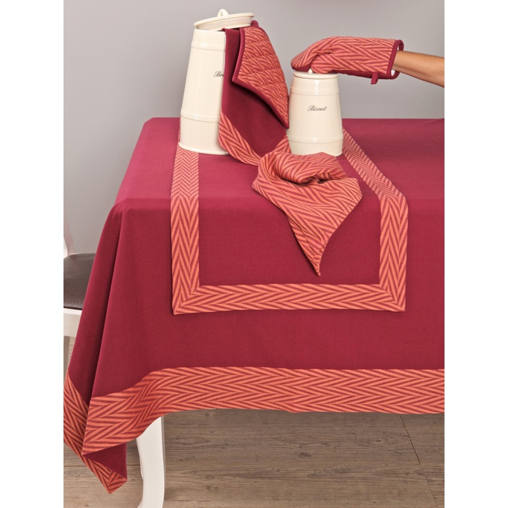 Σετ 4 Πετσέτες Κουζίνας Festosi 45x70 KP-383 TERRACOTTA