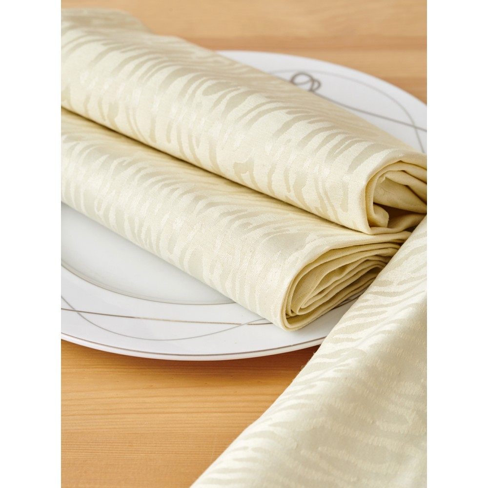 Σετ 6 Πετσέτες Φαγητού Formal Dinner 50x50 WATER TAUPE