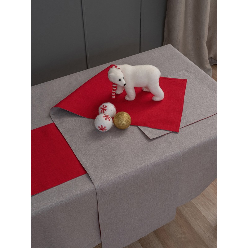 Τραπεζομαντηλο Christmas Collection 140x220 CD01 GREY