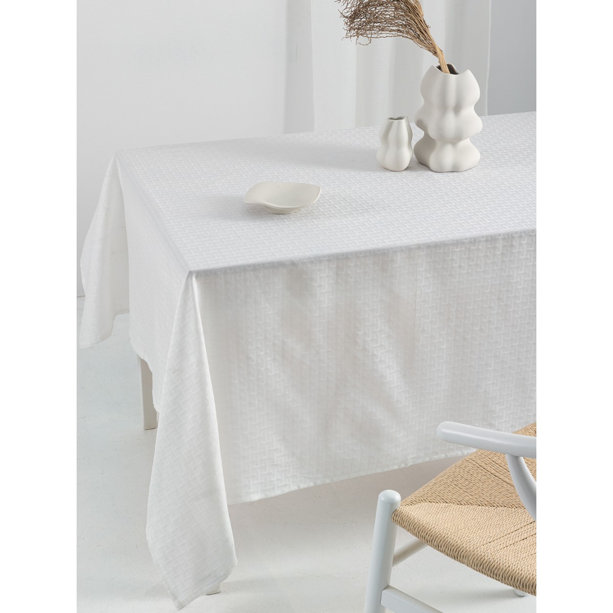 Τραπεζομάντηλο Αλεκιαστο Formal Dinner 175x320 MILLY BEIGE