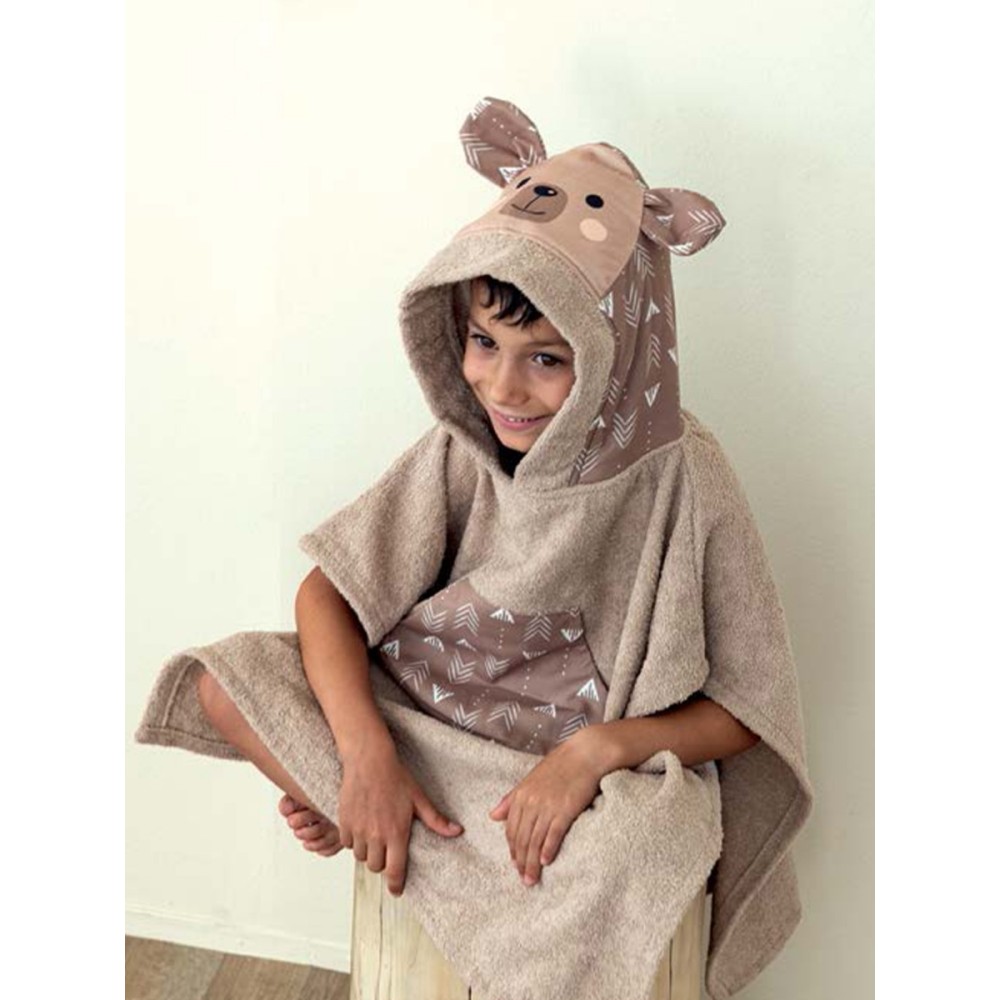 Poncho Kids Bath TEDDY