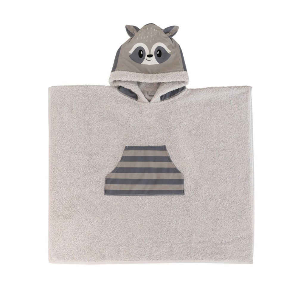 Poncho Kids Bath RACOON