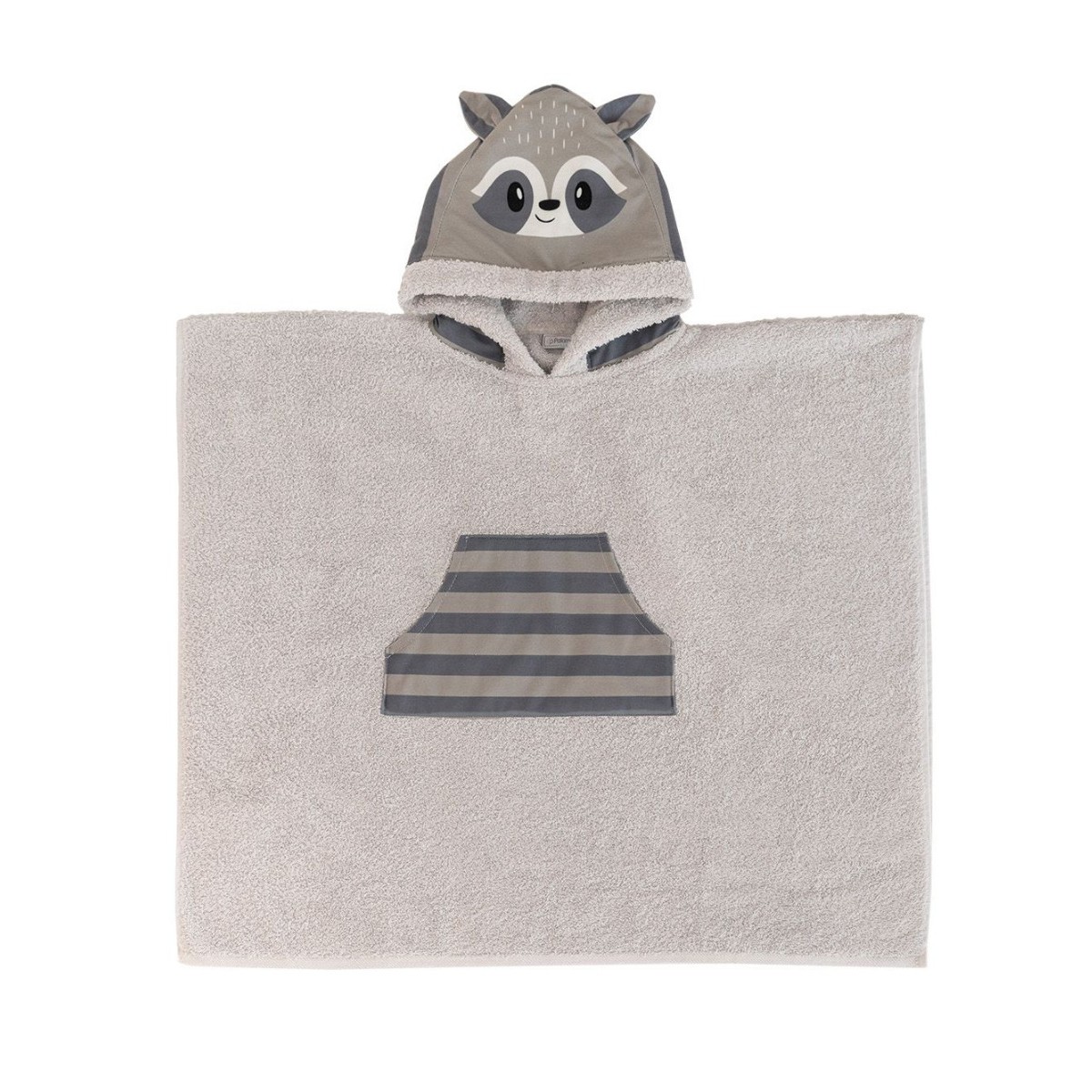 Poncho Kids Bath RACOON