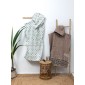 Poncho Θαλάσσης με κουκούλα LEOPARD BROWN Large - X-Large