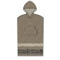 Poncho Θαλάσσης με κουκούλα LEOPARD BROWN Large - X-Large