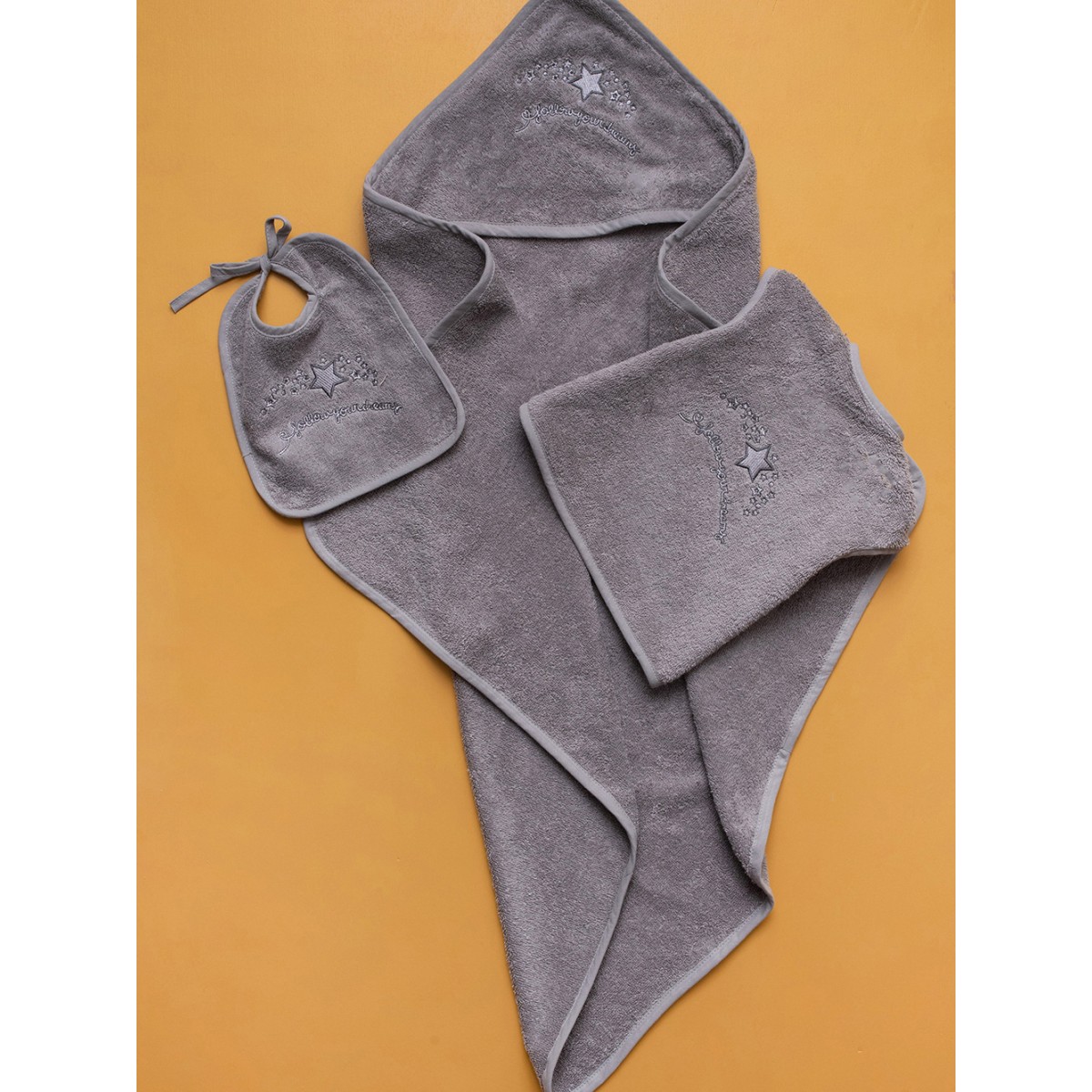 Σετ Λουτρου Βρεφικο Baby Joia BJ524 GREY