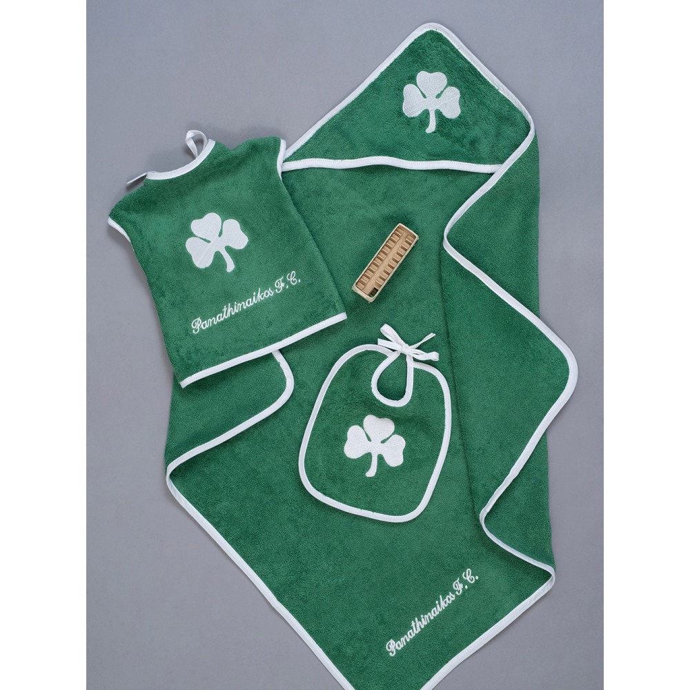 Σετ Λουτρου Βρεφικό Panathinaikos F.C.  PANATHINAIKOS BABY BLOCK
