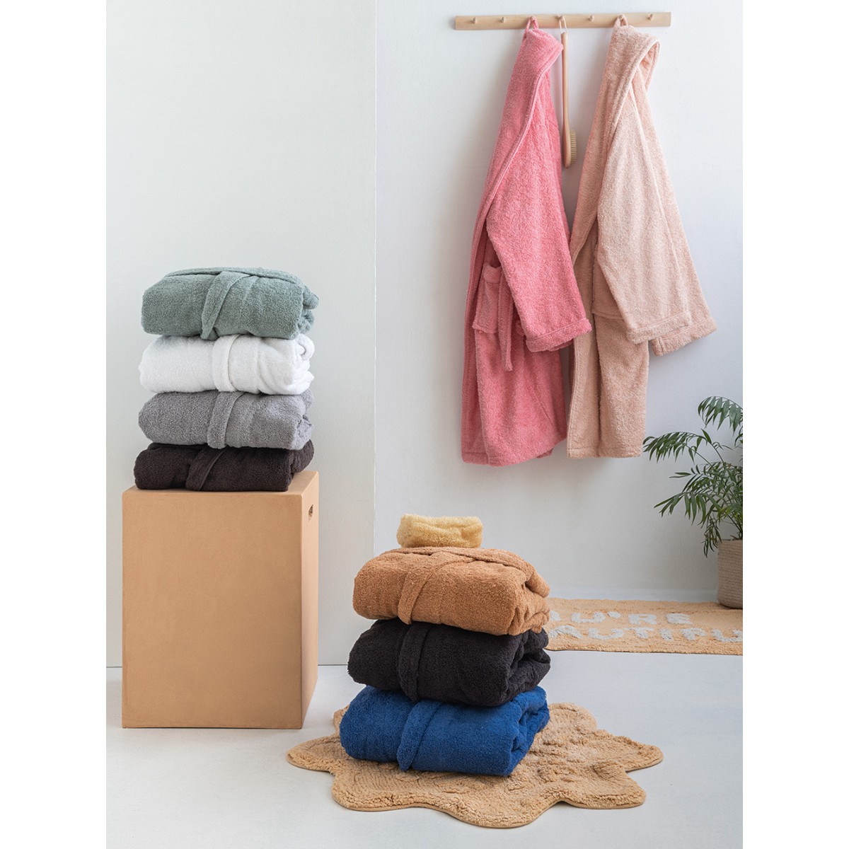 Μπουρνουζι Bath Collection GEM BLUE