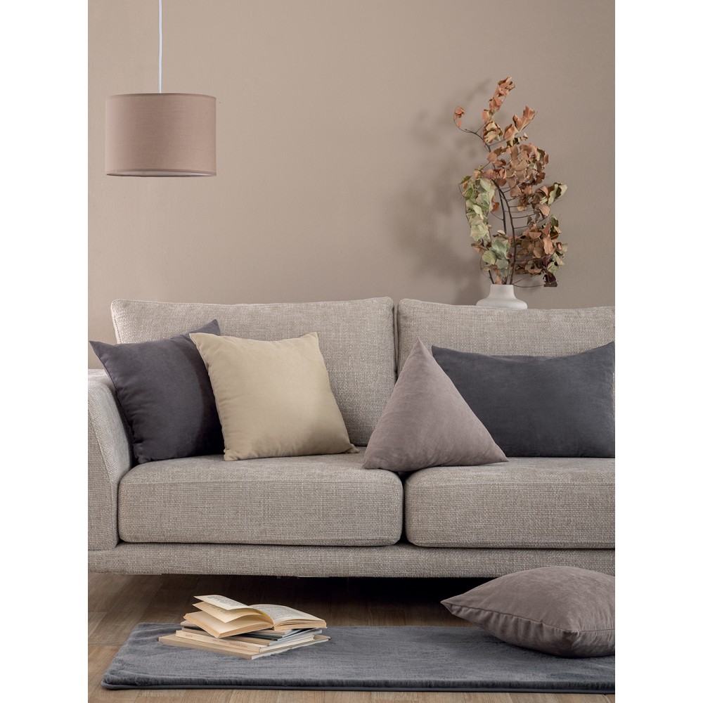 Διακοσμητική μαξιλαροθήκη 45x45 AS103 MOKA