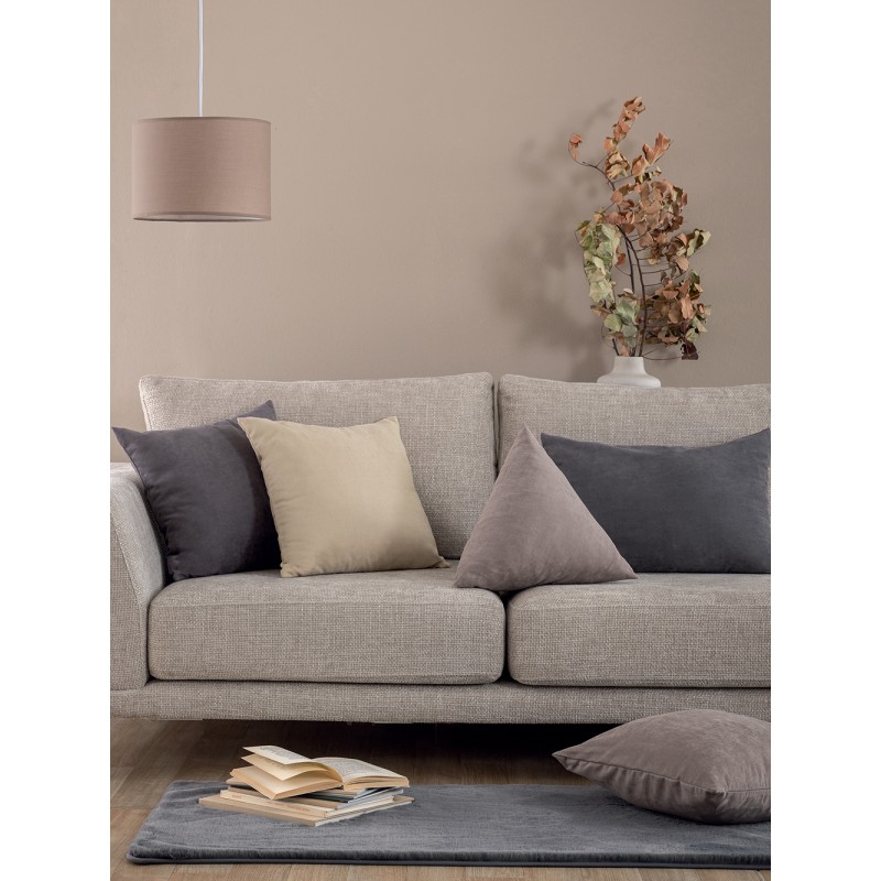 Διακοσμητική μαξιλαροθήκη 45x45 AS103 MOKA