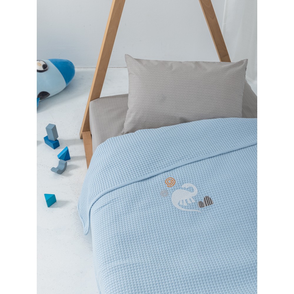 Κουβέρτα Πικέ Αγκαλιάς Baby Blankets 80x110 CANDY/2 WHITE