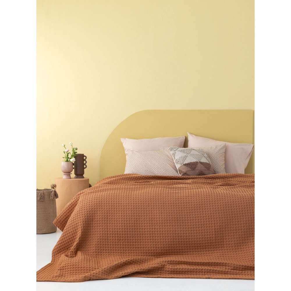 Κουβέρτα Πικέ 250x240 MARCIE STEEL