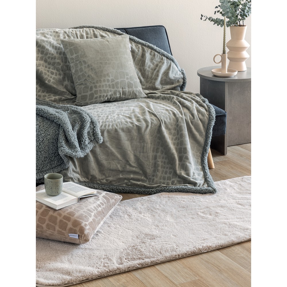 Διακοσμητική Μαξιλαροθήκη Home Décor 45x45 FLO BEIGE