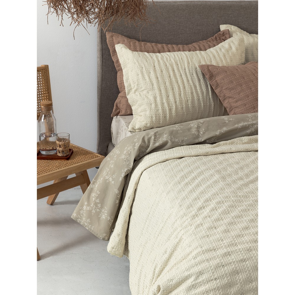 Κουβερλί υπέρδιπλο 220x240 TOT MOKA
