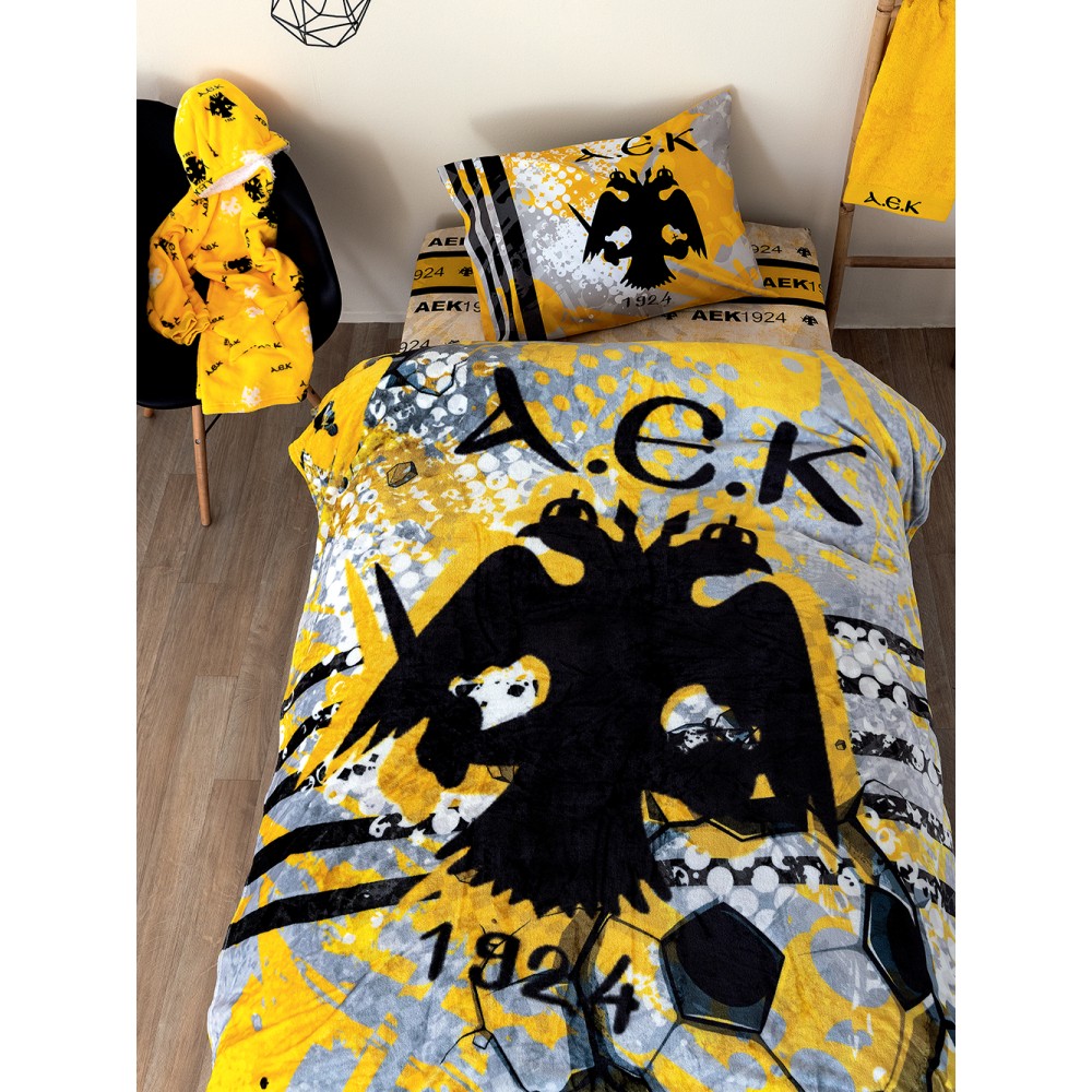 Κουβέρτα Fleece Μονή DG 160x220 AEK