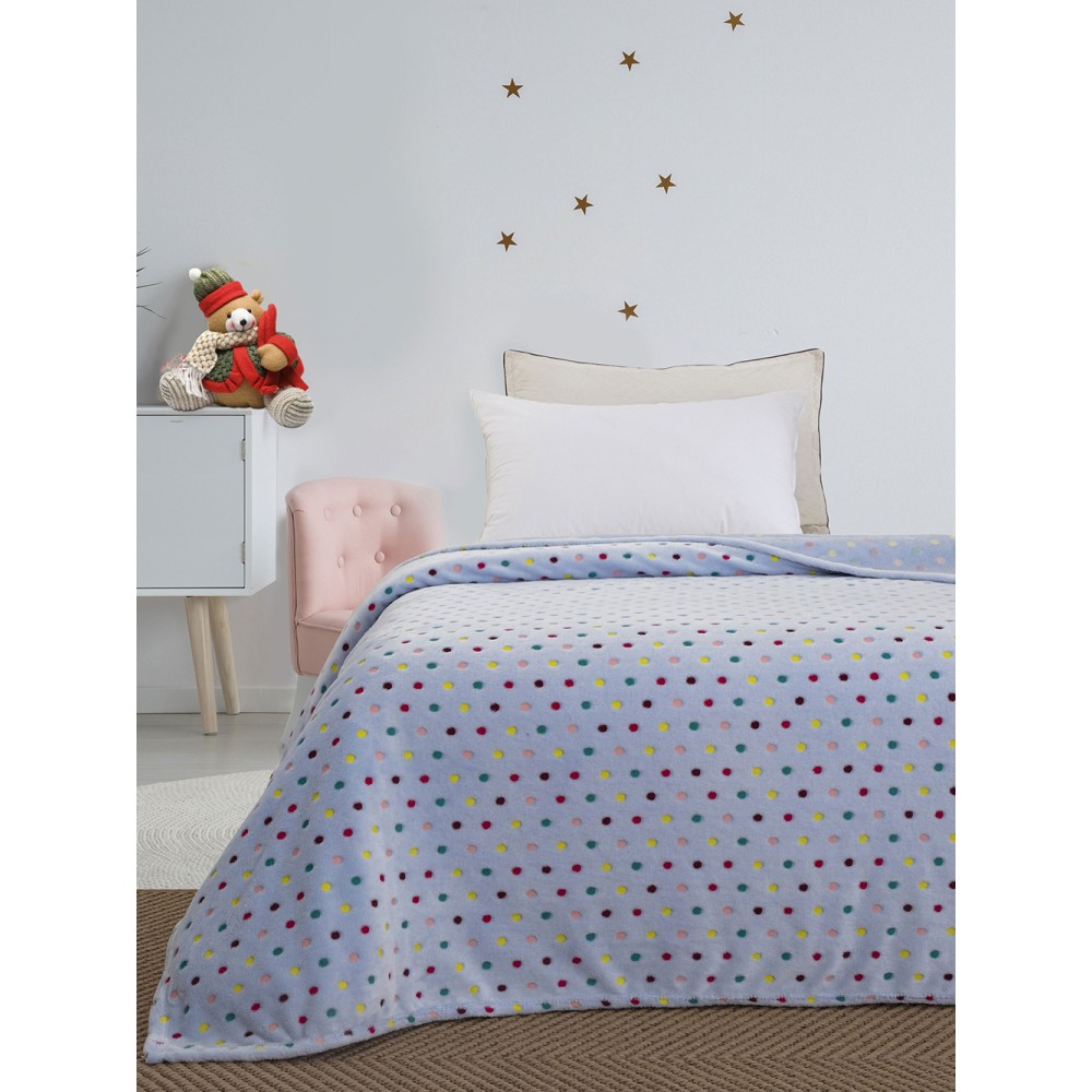Κουβέρτα Fleece Μονή Φωσφοριζέ 160x220 BUBBLE