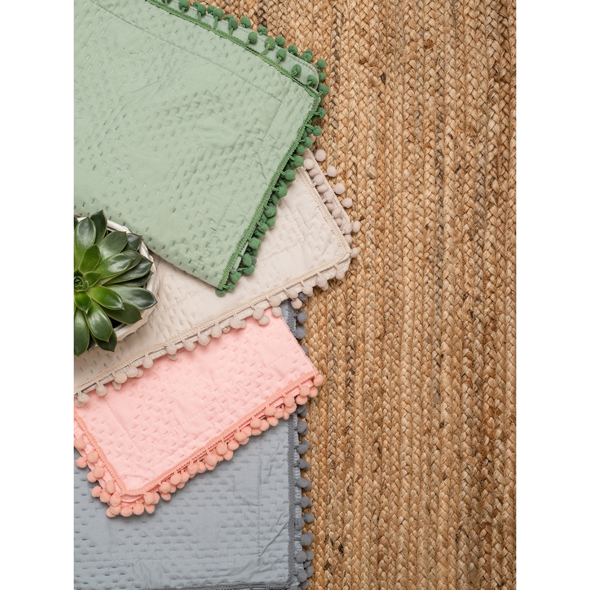 Κουβερλί King Size 260x240 MORGAN PINK