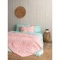 Κουβερλί King Size 260x240 MORGAN PINK