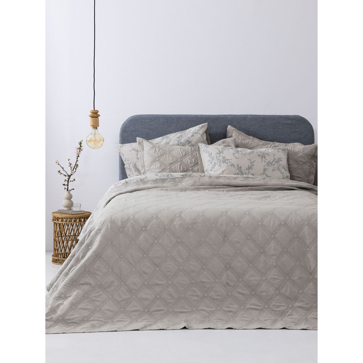 Σετ Κουβερλί μονό 160x240 IFIGENEIA SILVER