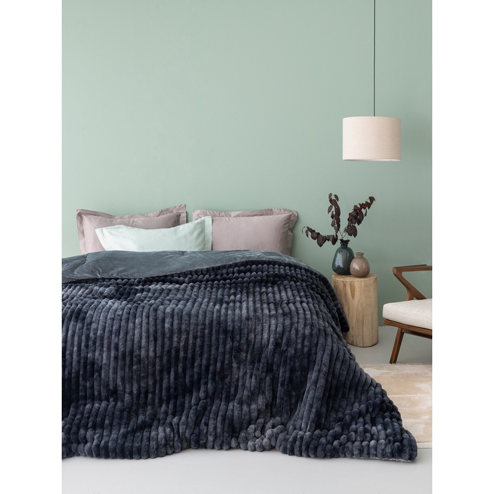 Κουβερτοπάπλωμα Υπέρδιπλο 220x240 TIDI/2 BEIGE