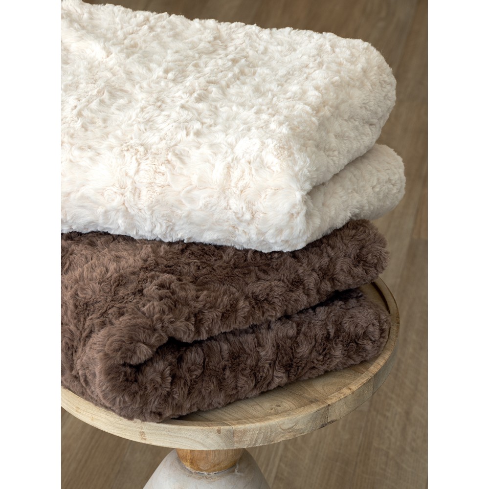 Κουβέρτα Καναπέ 130x180 ALERIA BROWN