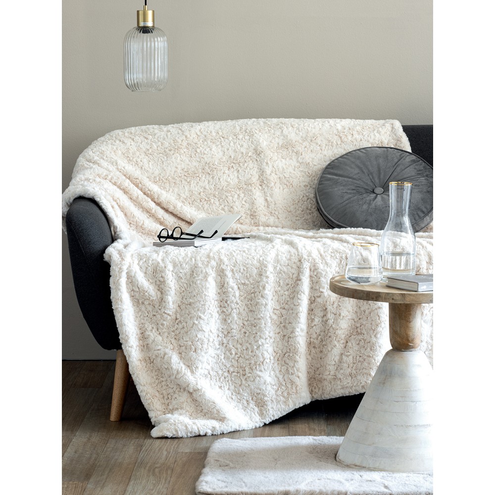 Κουβέρτα Καναπέ 130x180 ALERIA BROWN