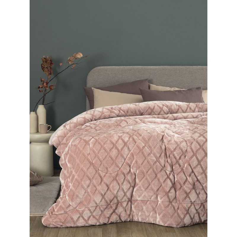 Κουβερτοπάπλωμα Υπέρδιπλο 220x240 NADINE/5 PINK