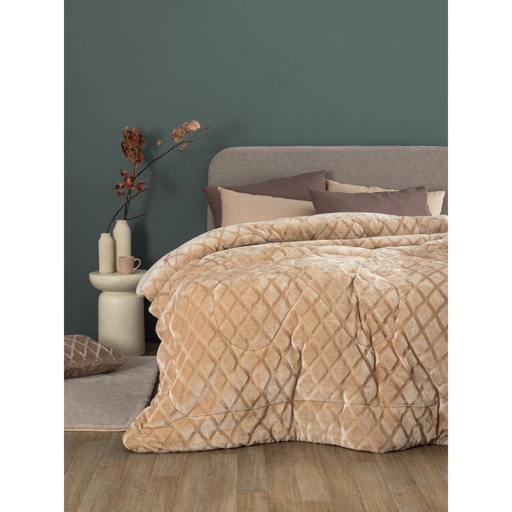 Κουβερτοπάπλωμα King size 240x260 NADINE/5 ICE