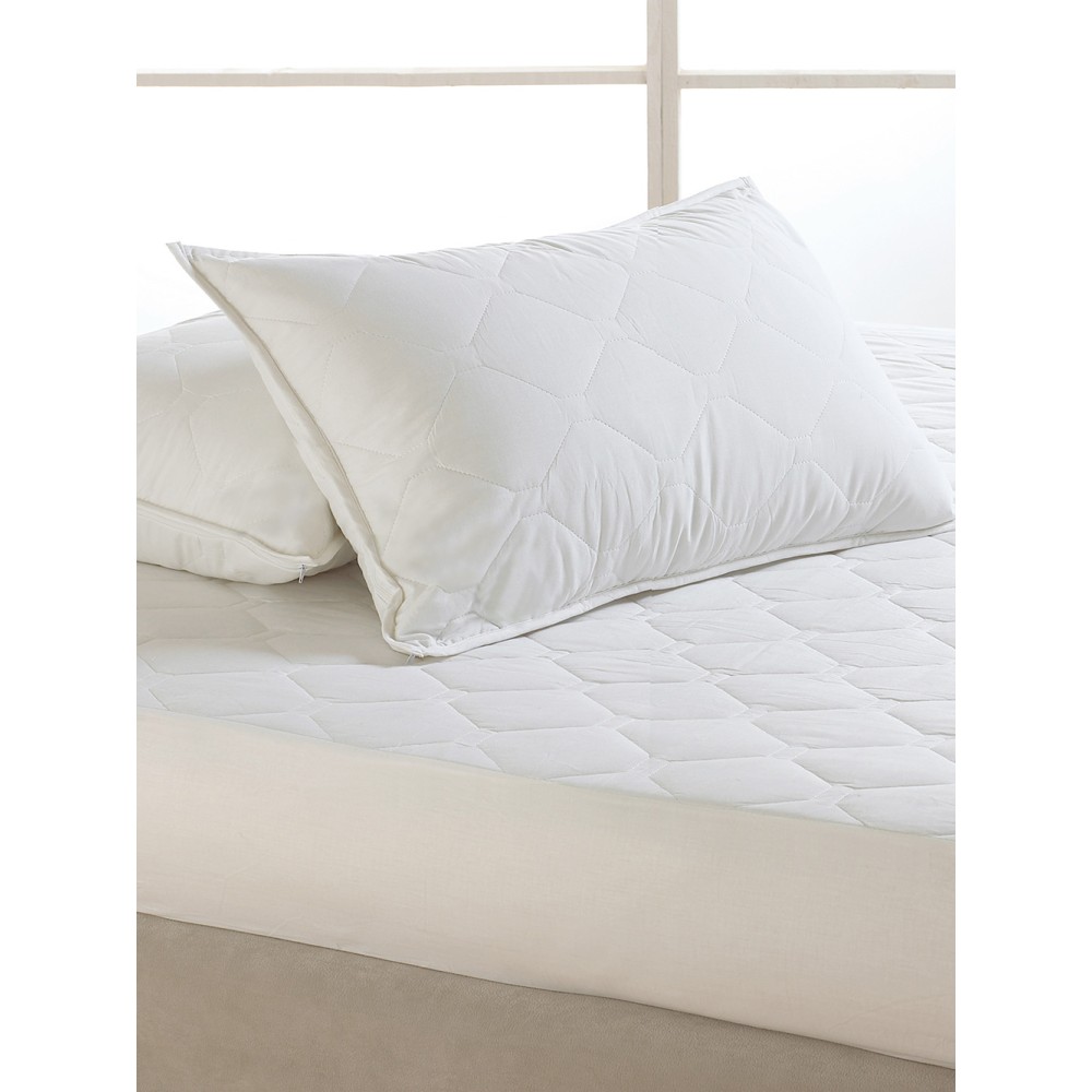 Ζεύγος Καλύμματα Μαξιλαριών White Comfort 50x70 QUILTED-WATERPROOF